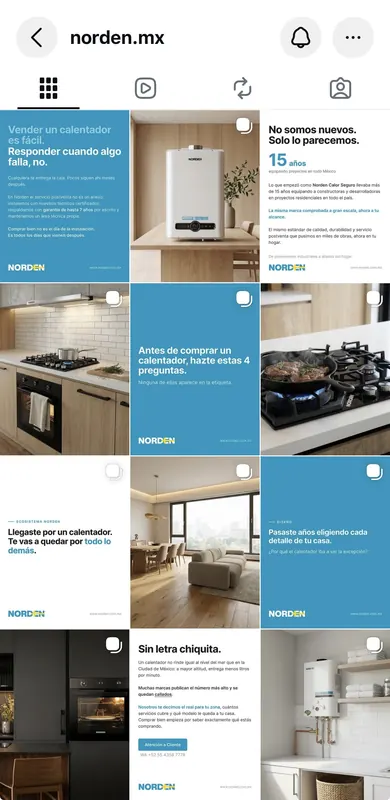 Perfil de Instagram de Norden