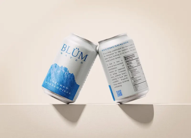 Latas de Blüm Water